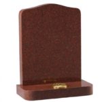 Ruby Red Granite Memorial Headstone