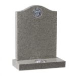 EC77 Karin Grey Granite Memorial Headstone