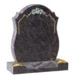 Bahama Blue Granite Headstone